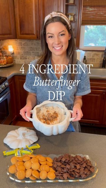 Tara on Instagram: "Yummy 4 ingredient Butterfinger Dip 🧡 This is sooo delicious you guys! Have you ever tried? . . . . . . . #halloweenrecipes #fallrecipes #yummy #easydessert #fallvibes #halloweenfood #halloweencandy #halloweenideas #fallinspo #easyrecipes" Butterfinger Dip, Dips Sweet, Dessert Dips, 4 Ingredient, Halloween Recipes, Halloween Candy, 4 Ingredients, Fall Recipes, Easy Desserts