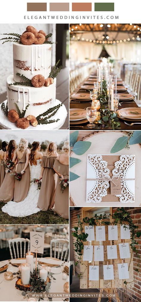 warm taupe neutral shades rustic wedding color ideas Tan Wedding Ideas, Taupe Wedding Colors, Neutral Fall Wedding, Taupe Wedding, Rustic Wedding Colors, Smith Wedding, Wedding Color Palettes, Wedding Color Pallet, Neutral Wedding Colors