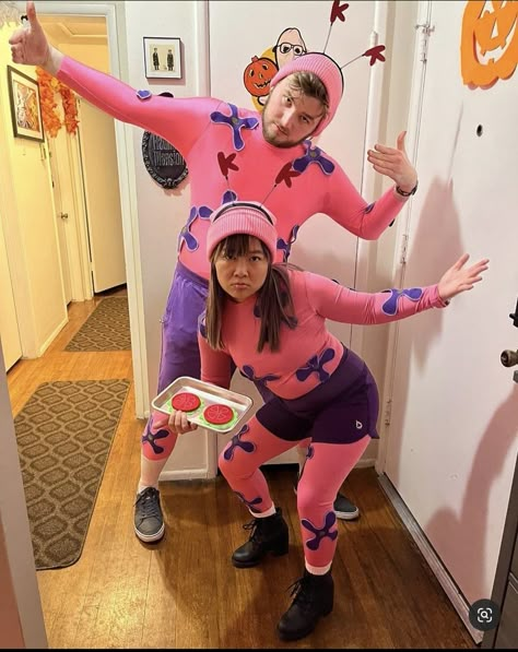 Spongebob Costume Ideas Women, Spongebob Costume Party, Spongebob Couple Costume, Halloween Costumes Spongebob, Spongebob Costume Women, Spongebob Rave Outfit, Spongebob Character Costumes, Squidward Costume, Spongebob Halloween Costumes