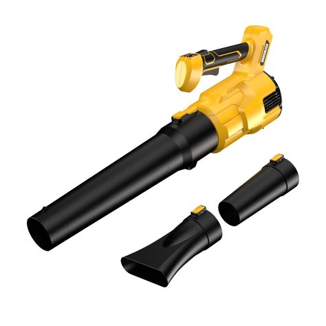 PRICES MAY VARY. [FLEXIBLE AND UNRESTRICTED] - The cordless design of the brushless leaf blower gives you the freedom to move and operate, and the battery-operated leaf blower (battery not included) gives you the freedom to tackle any cleaning task with ease, whether around the home or in the yard. [COMPATIBLE WITH DEWALT BATTERIES] - SLENJADFIN Cordless leaf blower compatible with DEWALT 20V series lithium-ion batteries, for DCB205-2 DCB204-2 DCB206-2 DCB203 DCB204 DCB205 DCB206 DCB201 which gi Leaf Blowers, Balcony Deck, Wind Power, Garden Care, Brushless Motor, Leaf Blower, Lawn Care, Battery Operated, Speed Up