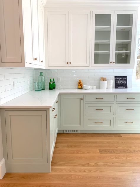 Project Update: Chestnut Hill New Build — Elements of Style Blog Cromarty Kitchen, Spec House, Inset Cabinetry, Marble Tile Floor, Chestnut Hill, Front Entry Doors, Expensive Houses, Wood Vanity, Kitchen Inspiration Design