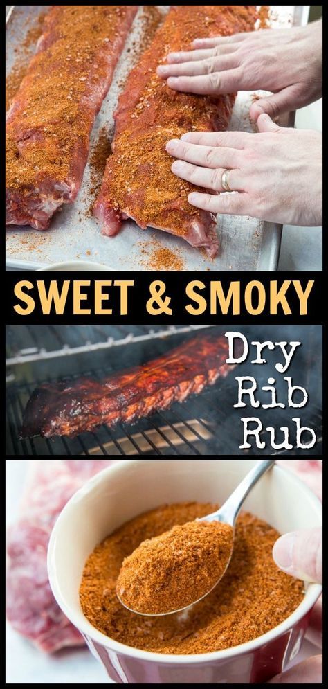 Chicken Rubs, Barbeque Sauces, Smoked Meals, Rub For Ribs, Rib Rub Recipe, Bbq Rub Recipe, Grilling Food, Grilling Chicken, Dry Rub For Ribs