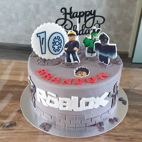 Roblox taart cake Birthday Cake, Cake, Birthday