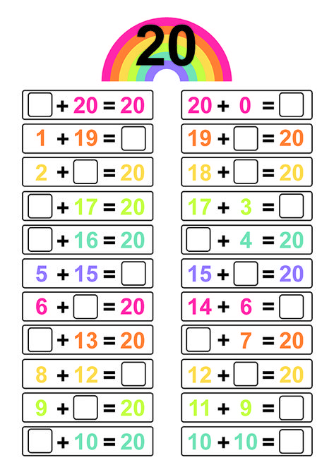 Number Bonds To 20 Activities, Addition Within 20 Worksheets Free, Number Bonds To 20 Worksheets, Number Bonds Activities, Addition Up To 20, Templates For School, Number Bonds To 20, Number Bonds Worksheets, 20 Number