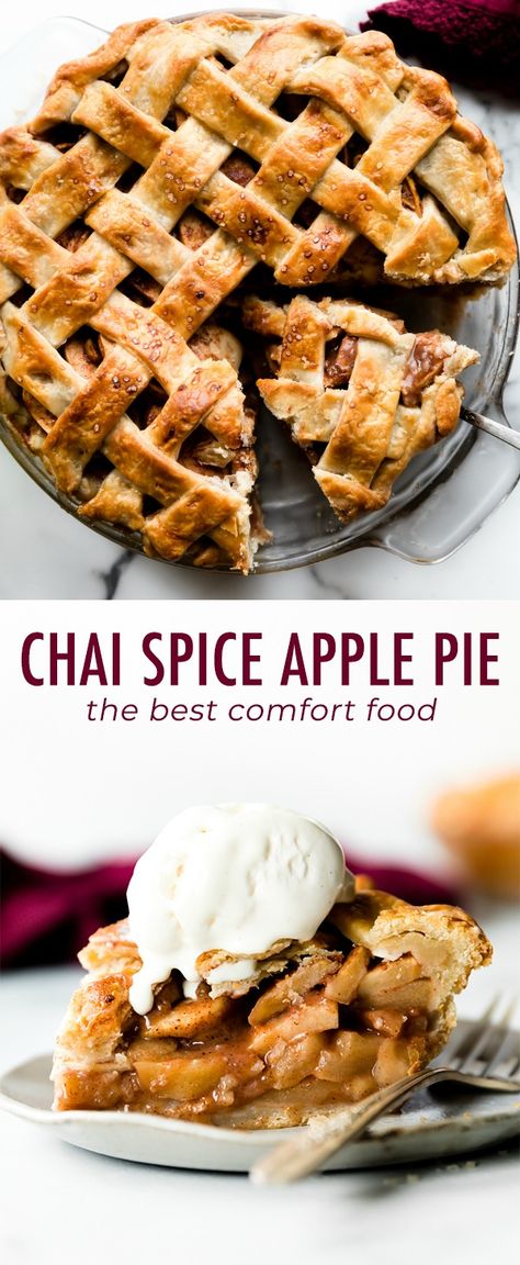 Chai Spice Recipe, Deep Dish Apple Pie, You Won, Apple Pie Recipe Homemade, Chai Spices, Homemade Apple Pie, Best Apple Pie, Pie Flavors, Chai Recipe