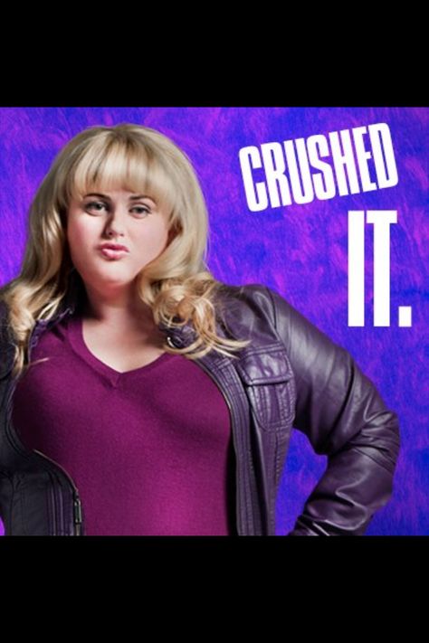 Crushed it: Pitch Perfect! Fat Amy Pitch Perfect, Pitch Perfect Quotes, Pitch Perfect Movie, Pitch Perfect 1, Pitch Perfect 2, Pitch Perfect, Funny Movies, Great Movies, The Hobbit