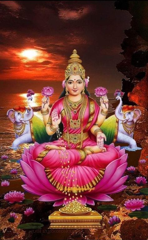 Vara Lakshmi Devi Images, Godess Laxmi, Diwali Gods, Hindu Images, Gods Photos, Shakthi Devi, Lakshmi Mata, Goddess Kali Images, God Hanuman