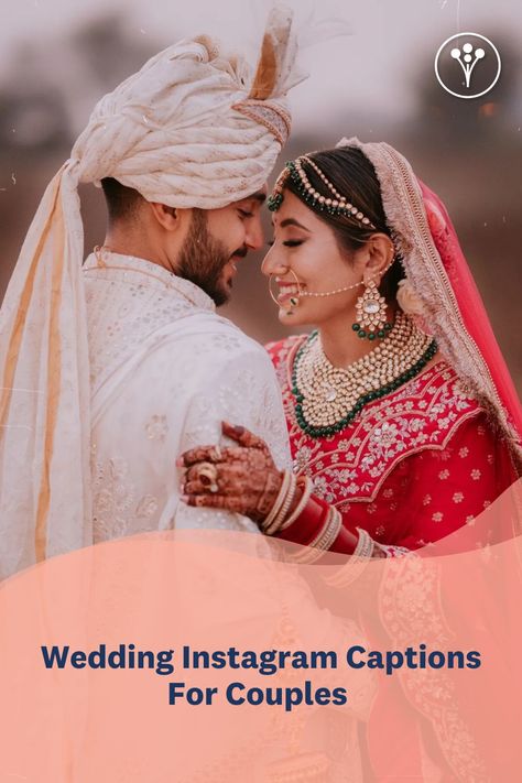 Looking for creative wedding captions for couples to make your wedding photos trend on social media? Create a lasting impression by using our collection of fabulous wedding Instagram captions! Head to the link attached 🔗 Married Captions Instagram, Meaningful Instagram Captions, Wedding Vibes Captions, Wedding Instagram Captions, Unique Instagram Captions, Couple Photo Captions, Captions For Couple Pictures, Wedding Couple Quotes, Couple Instagram Captions