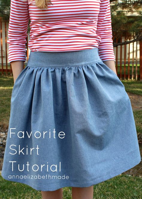 I'm finally sharing the tutorial for my favorite skirt! Almost all my skirts are made from this tutorial, it's pretty simple and it tur... Syprosjekter For Nybegynnere, Diy Sy, Skirt Diy, Vans Outfit, Skirt Tutorial, Diy Vetement, Diy Skirt, Skirt Patterns Sewing, Sewing Skirts