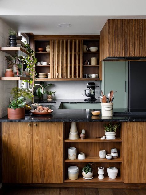 In This Seattle Kitchen, a Walnut “Super Pantry” Saves the Day Super Pantry, Pacific Northwest Interior, Seattle Interior Design, Nest Ideas, Seattle Homes, Livingstone, Galley Kitchen, Residential Interior Design, Old Kitchen