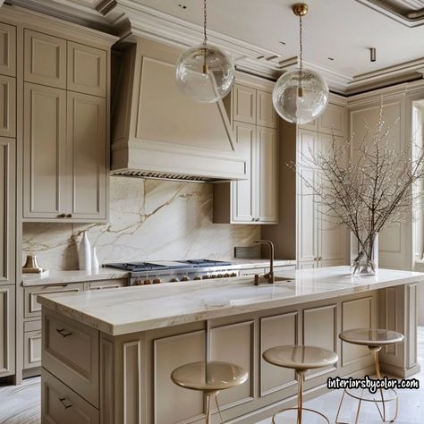 Kitchen Paint Trends for 2024 - An In-Depth Guide Top Kitchen Paint Colors, Kitchen Cabinet Trends, Earthy Greens, Two Tone Cabinets, Paint Trends, Trending Paint Colors, Dramatic Style, Kitchen Paint Colors, All White Kitchen