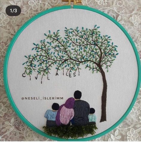 Person Embroidery, Hand Embroidery Letters, Embroidery Hoop Art Diy, Bridal Gift Wrapping Ideas, Embroidery Hoop Wall Art, Ribbon Crafts Diy, Diy Embroidery Designs, Hand Embroidery Patterns Flowers, Hand Embroidery Videos