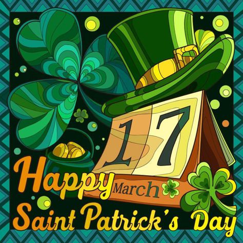 St Patrick's Day Art, St Patricks Day Cards, San Patrick, Happy March, Wallpaper Widget, Fire Tablet, Colouring Sheets, Irish Culture, Calendar Wallpaper