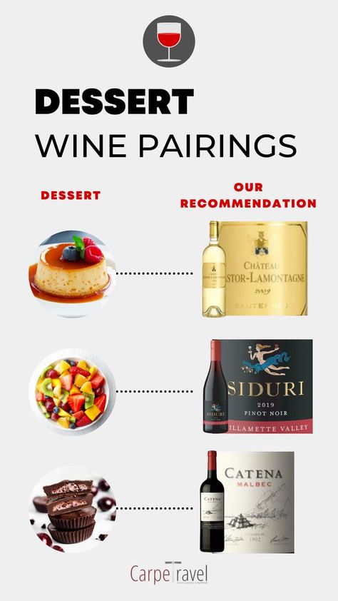 Looking for the best dessert & wine pairings? This ultimate guide will show you delicious wines you didn’t know could go well with your sweet desserts for the perfect wine tasting experience. Dessert Wine Pairing, Wine Pairing Dinner, Wine 101, Dessert Wine, The Best Dessert, Wine Tasting Experience, Wine Dinner, Cheese Pairings, Wine Pairings