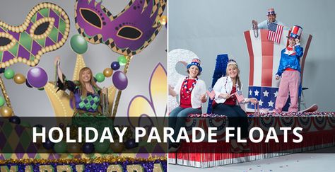 Holiday Parade Floats Float Themes, Holiday Parade Floats, Parade Float Theme, Parade Float Decorations, Parade Float Supplies, Parade Ideas, Floating Decorations, Holiday Parades, Themes Ideas