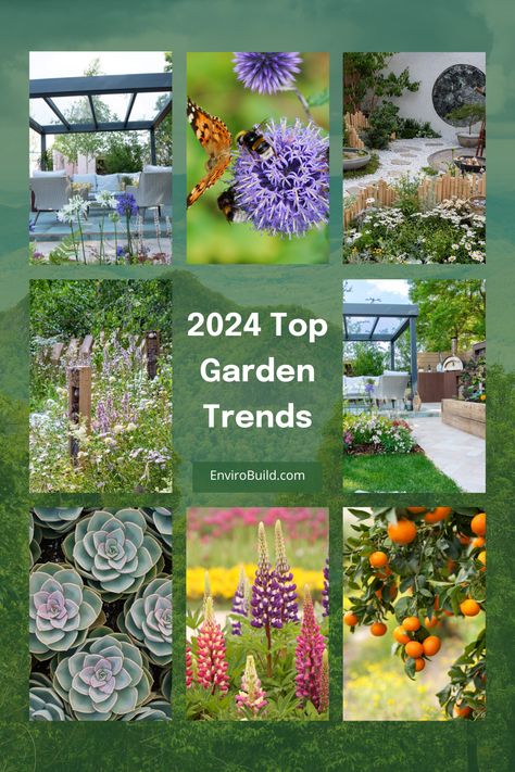 Explore the top garden trends of 2024! From edimentals to succulents and xeriscaping, discover the latest in garden design. Click to read more on our blog Edimentals Garden, 2024 Garden Trends, Garden Trends 2024, Plant Combinations Landscape Design, Naturalistic Planting, New Victorian, Lawn Edging, English Country Gardens, Garden Accents