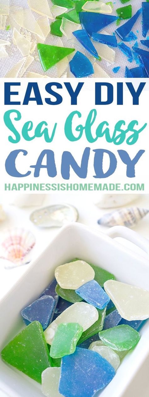 Sea Glass Candy, Dessert Original, Tattoo Leg, Wedding Themes Summer, Beach Cakes, Beach Wedding Cake, Beach Themed Party, Simple Wedding Cake, Beach Birthday