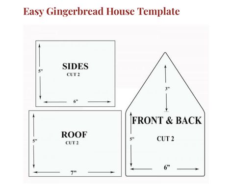 Mini Templates, Gingerbread House Template Printable, Graham Cracker Gingerbread, Kirigami Templates, Easy Gingerbread House, Halloween Gingerbread House, Homemade Gingerbread House, Gingerbread House Patterns, Train Template