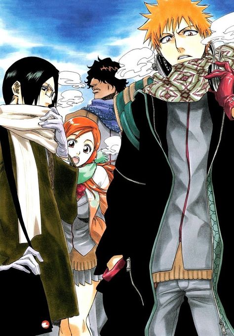 Colour Pages, Ichigo Manga, Rukia Bleach, Byakuya Kuchiki, Bleach Anime Ichigo, Orihime Inoue, Bleach Anime Art, Bleach Fanart, Bleach Characters