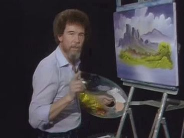 13 Times Bob Ross Dropped Serious Zen Wisdom On Your Brain Bob Ross Happy Trees, Bob Ross Quotes, Bob Ross Art, Inverted Long Bob, Bob Ross Paintings, The Joy Of Painting, Inverted Bob, Bob Ross, Matthew Mcconaughey