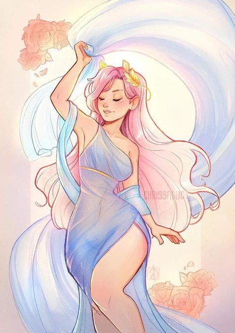 Aphrodite ❤ . . . . #greekmythology #aphrodite #digitalart #digitalillustration #goddess #selfcare #selflove #fantasyart #cozyart #cottagecore #lofi #artwork🎨 #greekmythology🇬🇷🏺 🌿 Aphrodite Art, Greek Mythology Art, Mythology Art, Goddess Art, Fete Anime, Aphrodite, A Drawing, Fantasy Character Design, Pretty Art