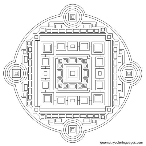 "Sacred" from Geometry Coloring Pages Coloring Pages Mandala, Animal Kingdom Colouring Book, Coloring Paper, Geometric Coloring Pages, Coloring Book Download, Coloring Contest, Pattern Coloring Pages, Geometry Design, Adult Colouring Pages