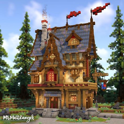 Minecraft Japanese Build Ideas, 1.20 Builds Minecraft, Japanese Themed Minecraft Builds, Minecraft Guild Hall, Minecraft Japanese Builds Interior, Asian Minecraft Builds, Minecraft Civilization, Minecraft 1.20 Builds, Fantasy Minecraft House