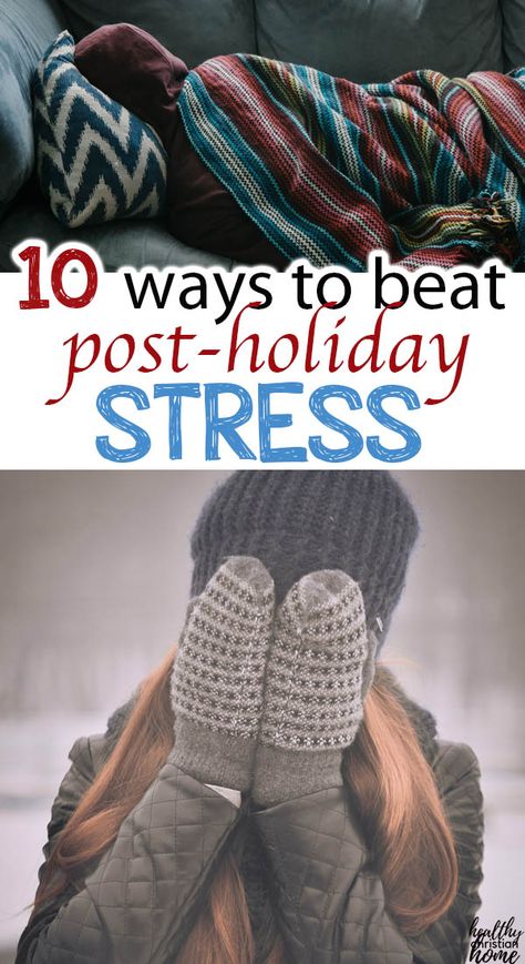 Post-holiday blues got you down? Here are 10 easy ways to get rid of that blah feeling and de-stress so you can feel like yourself again. #stress #relax #winterblues #holidays Diy Foaming Hand Soap, Post Holiday Blues, Holiday Weight, Magnesium Lotion, Holiday Blues, Health Blogger, Post Holiday, Get Back On Track, Christmas Break