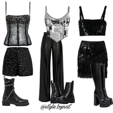 Outfit inspo for the eras tour, reputation era • • • • • • #fashion #fashioninspo #styleinspo #outfit #outfitinspo #taylor swift #outfitideas #classyoutfit #styleblogger #ootd #outfitoftheday #style #fashionpin #fashionstyle #womensfashion #fashionpost #chicstyle #designer #reputation #reputation era Taylor Swift Movie Outfits Reputation, Eras Tour Inspo Reputation, Reputation Style Outfit, Taylor Swift Reputation Era Casual Outfits, Taylor Swift Outfit Inspo Reputation, Taylor Swift Concert Outfits Reputation, Rep Eras Tour Outfit Ideas, Eras Tour Fits Reputation, Taylor Swift Concert Outfit Modest