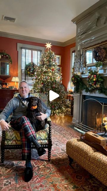 Homeworthy on Instagram: "A very special #Homeworthy episode is out!🎄 @brianbranton is the King of Christmas and every year he transforms his historic Virginia home into a holiday wonderland. He has Christmas trees in almost every room, wreaths on every window and his banisters and mantles are never forgotten!! The full episode is LINKED in bio and can also be found on Homeworthy.com ✨ a huge thanks to @lilyhanginout for all of her help on this tour. #home #hometour #house #housetour #christmas #holiday #virginia #architecture" Historic Virginia, Virginia Architecture, Virginia Homes, House Gifts, Full Episodes, A Holiday, House Tours, Christmas Trees, The King