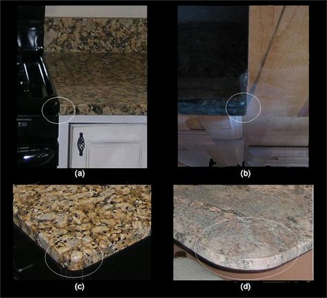 Determining Radius Corners | Advanced Granite Solutions - Maryland Rounded Corner Countertop, Rounded Countertop Edge, Countertop Corners, Kitchen Island Quartz, Counter Edges, Kitchen Island Makeover, Engineered Stone Countertops, Granite Island, Bathroom Paint