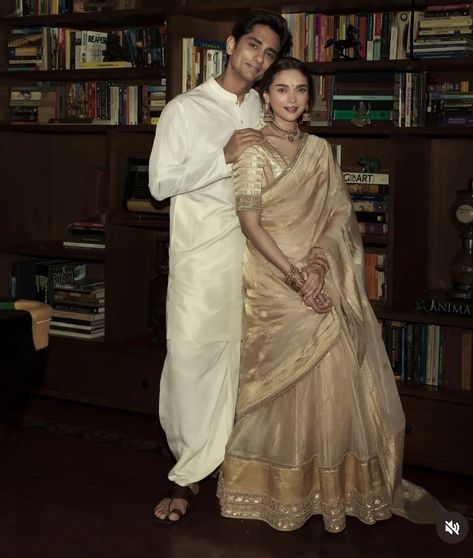 Haldi Ceremony Outfit For Bride White, Eugenia Belousova, Low Key Wedding, Aditi Rao Hydari, Traditional Asian Dress, Mumbai Wedding, Sabyasachi Bride, Aditi Rao, Desi Aesthetic