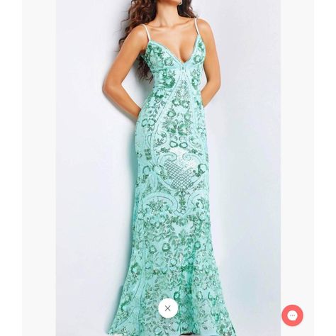 Mint Prom Dresses, Prom Dress Mermaid, Printed Prom Dresses, Mermaid Design, Mermaid Sequin, Sequin Prom Dress, Jovani Dresses, Prom Designs, Designer Prom Dresses