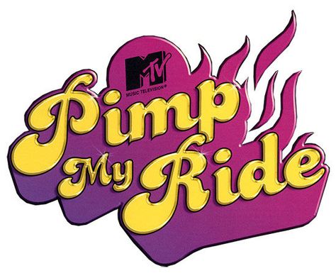 Pimp My Ride, Google Pixel Wallpaper, Tv Show Logos, Mtv Shows, Pimped Out Cars, Simple Minds, Car Illustration, Photo Logo, Pattern Illustration