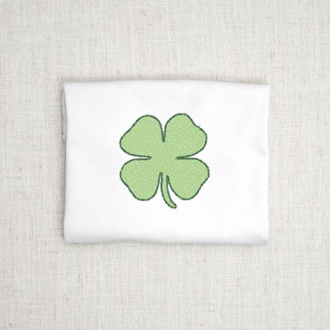 St. Patrick's Day Sketch Embroidery, Shamrock Clover Machine Embroidery Design File, Lucky Embroidery, Shamrock embroidery Shamrock Embroidery, Sketch Embroidery, Beginner Sewing Patterns, Quick Stitch, Star Stitch, Saint Patrick, Sewing For Beginners, Custom Embroidery, Lucky Charm