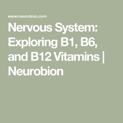 Nervous System: Exploring B1, B6, and B12 Vitamins | Neurobion Vitamin B Supplements, Nerve Health, Nerve Fiber, Vitamin Deficiency, Alternative Therapies, Essential Nutrients, Vitamin B12, Autoimmune Disease, Vitamin B