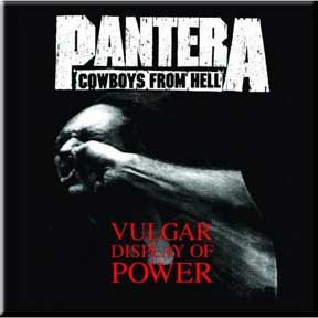 Pantera- Vulgar Display Of Power magnet Vulgar Display Of Power, Pantera Band, Cowboys From Hell, Rap Metal, Mercyful Fate, Rock Band Tees, Band Outfits, Metal T Shirts, Rage Against The Machine