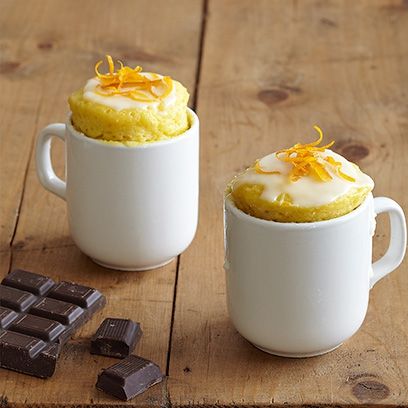 Orange and chocolate chip mug cake | Cake Recipes | Mug cakes - Red Online Orange Mug Cake, Chocolate Chip Mug Cake Recipe, Mug Cake Recipes, Pear And Almond Cake, Orange And Chocolate, Chocolate Chip Mug Cake, Orange Mug, Chip Mug, Mug Cake Recipe