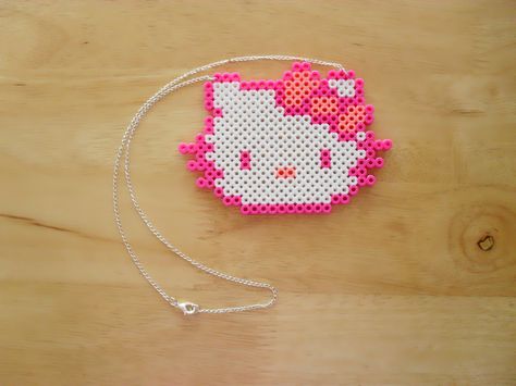 Kawaii Perler, Hamma Beads Ideas, Easy Perler Bead Patterns, Pearl Beads Pattern, Easy Perler Beads Ideas, Fuse Bead Patterns, Hama Beads Design, Perler Bead Templates, Diy Perler Bead Crafts