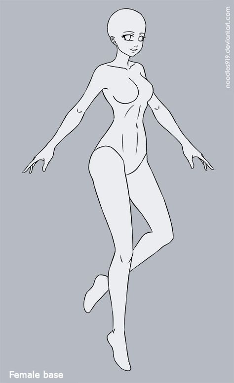 Blank Character Base Female, F2u Base Female, Fem Poses Reference Drawing, Character Base Female, Poses Anime Mujer, Anime Female Body Reference, F2u Base Human, Girl Body Base, Anime Poses Female Base