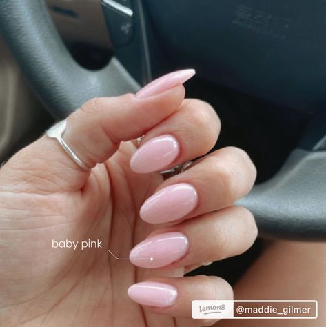 Nude Pink Almond Nails, Light Pink Almond Nails, Plain Nails, Summery Nails, Nail Tattoo, Almond Acrylic Nails, Elegant Nails, Minimalist Nails, Classy Nails