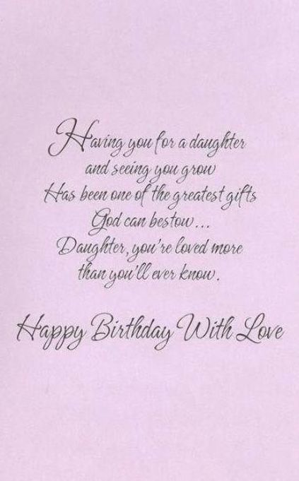 Best Birthday Happy Daughter From Mom Christian Ideas #birthday Daughters Birthday Quotes, Happy 21st Birthday Daughter, Happy Birthday Beautiful Daughter, 16th Birthday Quotes, Best Happy Birthday Message, Happy Birthday Mom From Daughter, Happy Birthday Quotes For Daughter, Happy Daughter, Birthday Message For Daughter