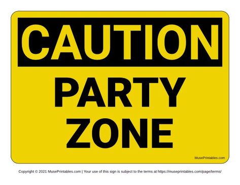 Printable Party Zone Caution Sign | Party zone, Construction zone birthday party, Construction birthday parties Construction Zone Birthday Party, Tonka Party, Construction Signs Printable, Construction Zone Party, Under Construction Theme, Mcqueen Cars, Construction Birthday Invitations, Construction Theme Birthday Party, Alien Party