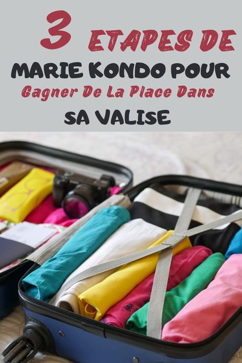 Faire sa valise est toujours la partie la plus encombrante d'un voyage, Marie Kondo en dit assez sur les problèmes d'espace et d'organisation avec ces simples suggestions qui vous seront très utiles lors de votre prochain voyage. Les compagnies aériennes nous assomment avec leur supplément bagages mais aussi en kilos. Nous allons vous dévoiler les astuces de Marie Kondo pour gagner de la place dans sa valise. Marie Kondo