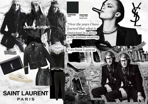 Yves Saint Laurent - MOODBOARD - thl/181018 #ysl #moodboard #art #fashion #digital #design #photoshop Ysl Jeonghan, Ysl Moodboard, Fashion Brand Moodboard, Yves Saint Laurent Wallpaper, Moodboard Fashion Collage, Yves Saint Laurent Aesthetic, Saint Laurent Aesthetic, Yves Saint Laurant, Ysl Aesthetic