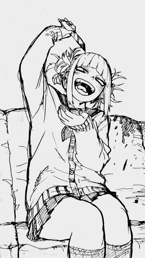 Toga Icon, Last Game Manga, Toga Himiko, Ochako Uraraka, Tattoo Project, Character Poses, My Hero Academia Manga, Drawing Reference Poses, Manga Drawing