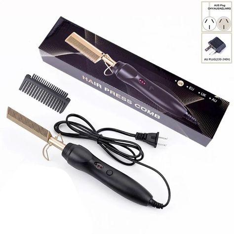 2 in1 Hot Comb Hair Straightener Electric Heating Comb Fast Heating Portable Travel Anti-Scald Beard Straightener Press Hot Comb https://frescoflaire.com/products/2-in1-hot-comb-hair-straightener-electric-heating-comb-fast-heating-portable-travel-anti-scald-beard-straightener-press-hot-comb #HotComb #HairStraightener #ElectricHeatingComb #FastHeating #PortableHairTools #TravelFriendly #AntiScald #BeardStraightener #HotCombPress #2in1HairTool #BeautyTools #HairCare #BeardCare Comb Straightener, Hot Comb, Professional Hair Straightener, Straightening Comb, Hair Straightener And Curler, Hair Straighteners Flat Irons, Iron Hair, Flat Irons, Hair Straightening Iron