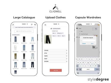 Smart Wardrobe Design, Outfit Planning App, Wardrobe App, Closet App, Smart Wardrobe, Clothing Apps, Smart Closet, Iot Projects, Organization Apps