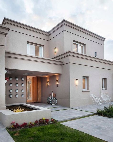 Casas por afuera Front Elevation Design, Classic House Exterior, Casa Country, التصميم الخارجي للمنزل, Elevation Design, Modern Mansion, House Outside Design, Bungalow House Design, House Front Design