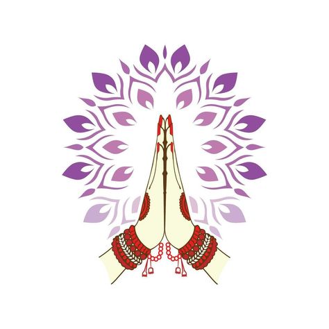 vector hand drawn namaste gesture Namaste Drawing, Rangoli Illustration, Namaste Logo, Namaste Png, Namaste Images, Namaste Hands, Namaste Art, Hand Outline, Wedding Photography Album Design